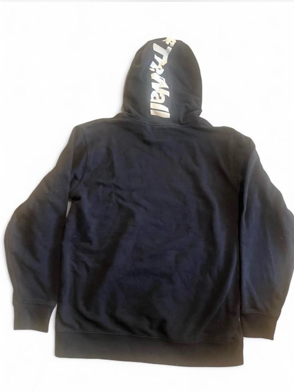 Vans Black Hoodie with White Logo‎ on Hood